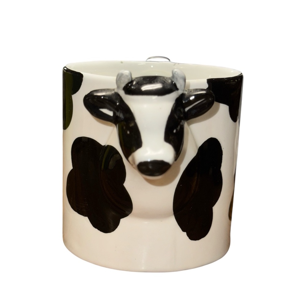 GANZ Cow Design Mug - Black and White